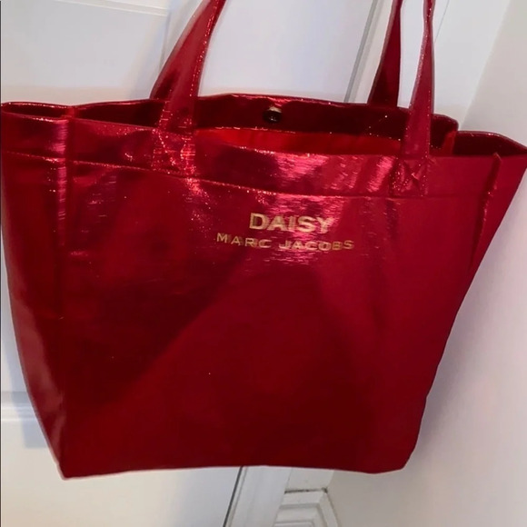 Marc Jacobs daisy red large tote bag - Picture 2 of 8